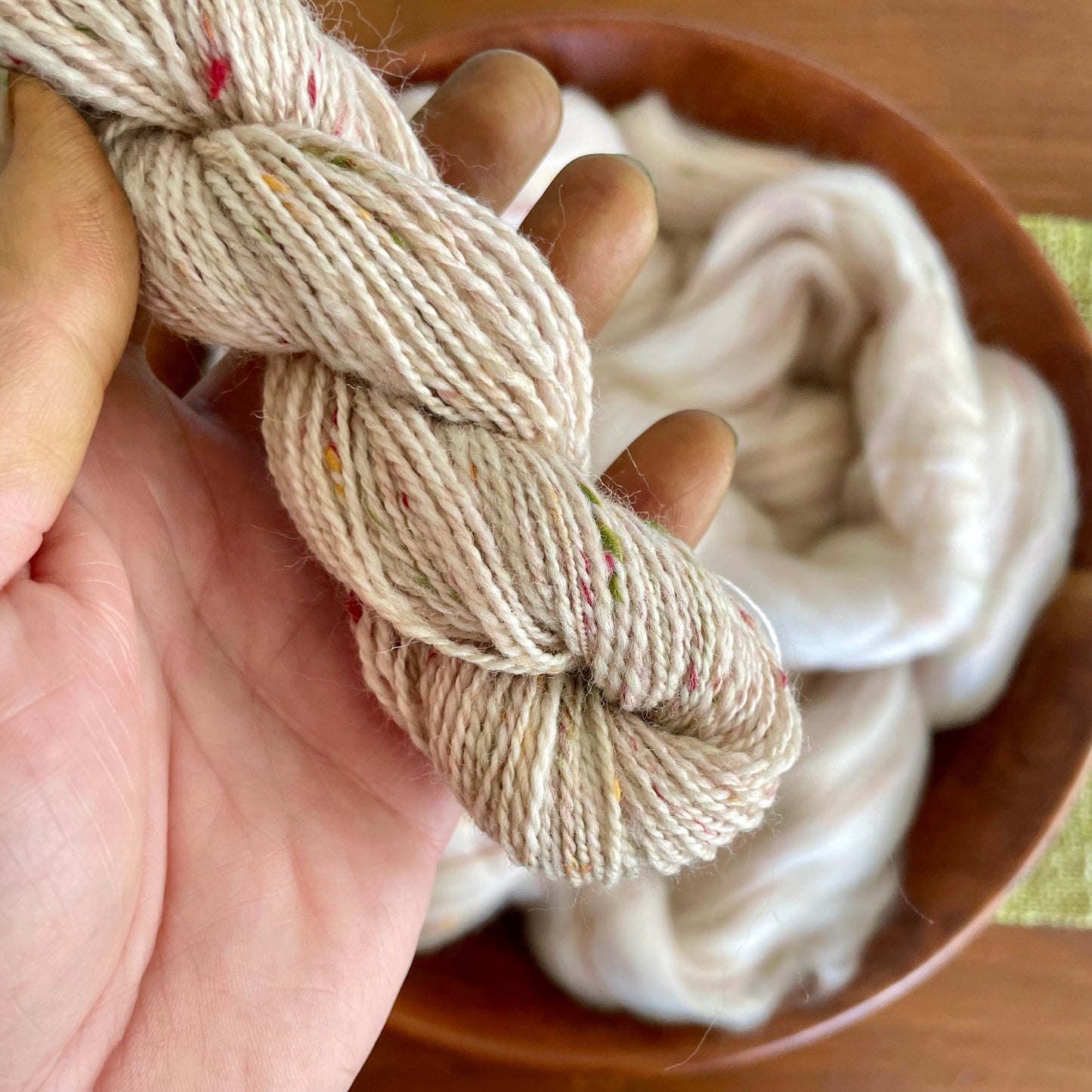 Knots Island Top, Spinning Fiber