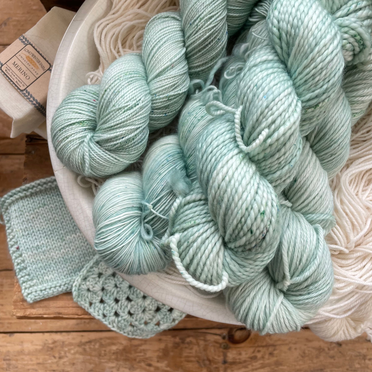 Sea Foam, Dyed to Order