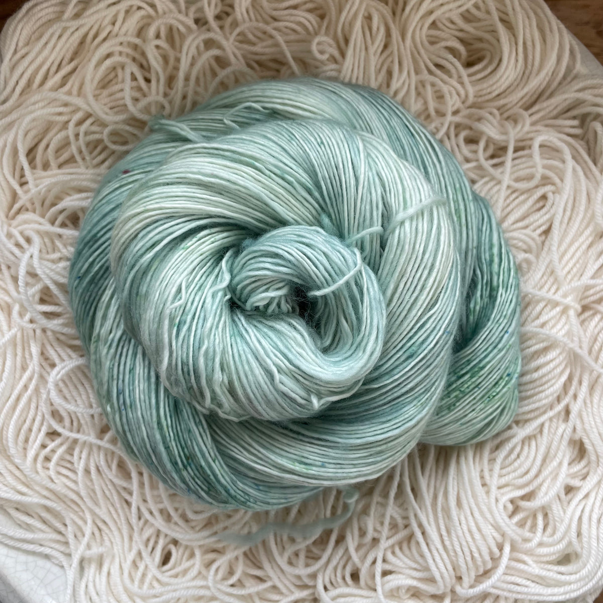 Sea Foam, Dyed to Order