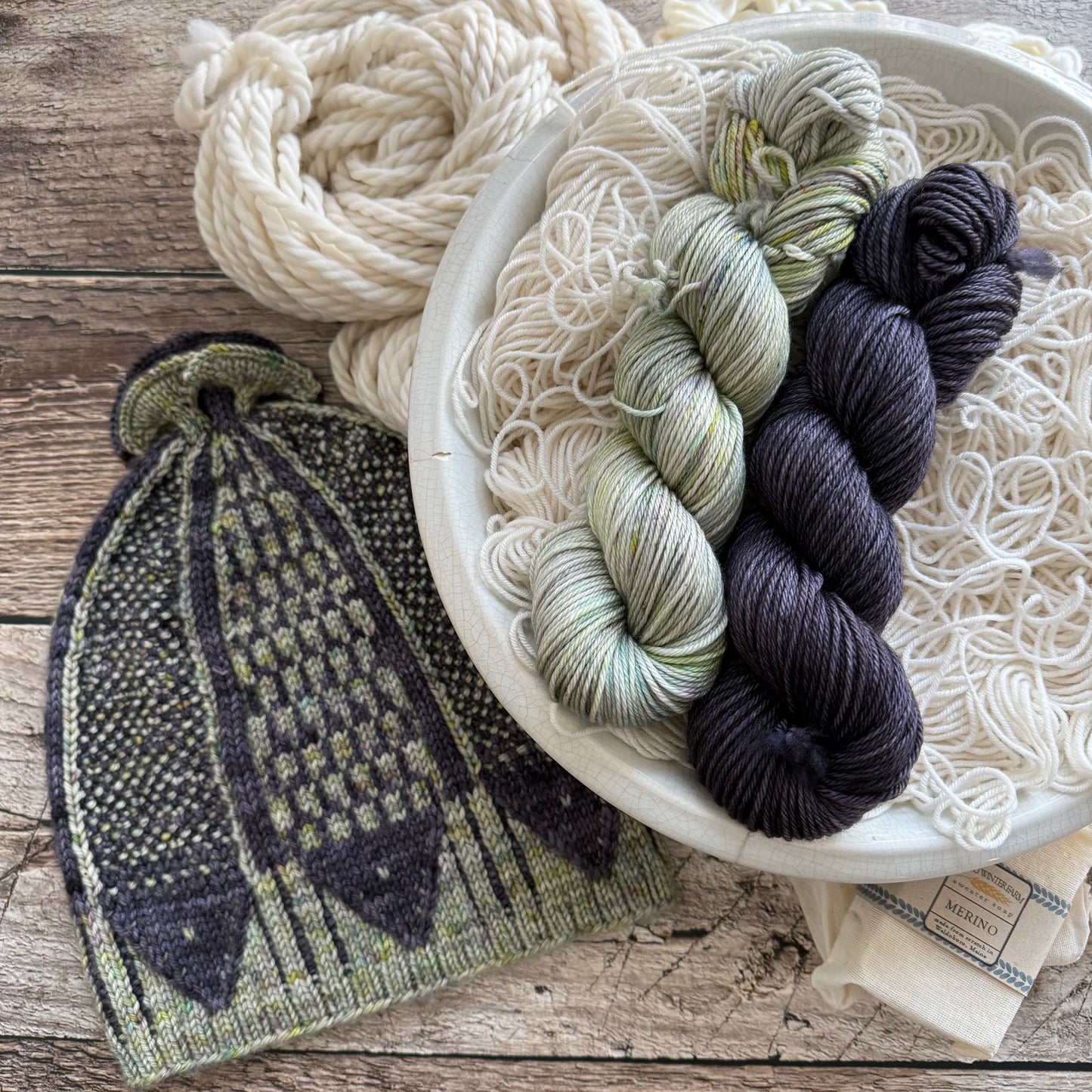 Herring Hat Kit featuring Plush DK