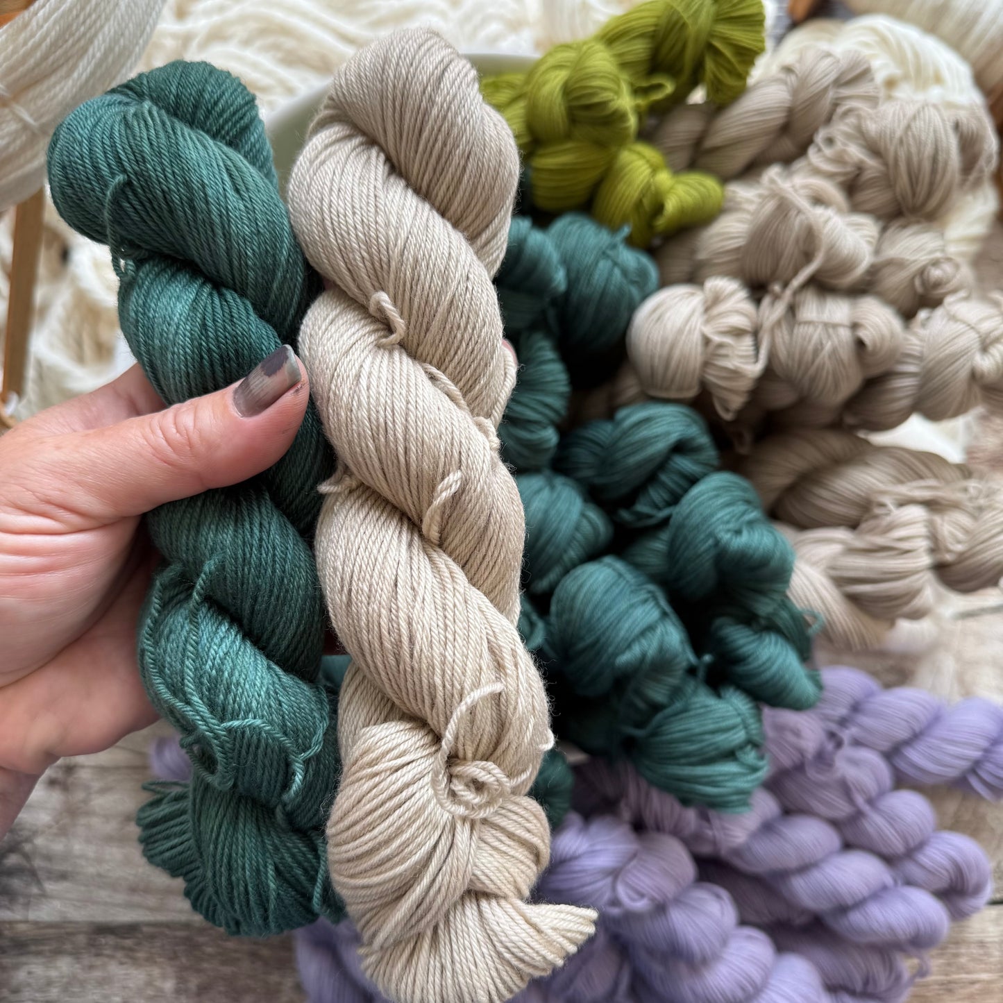 Cottage Fingering Half Skein